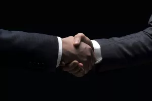 rukovanje, dogovor, suvlasništvo