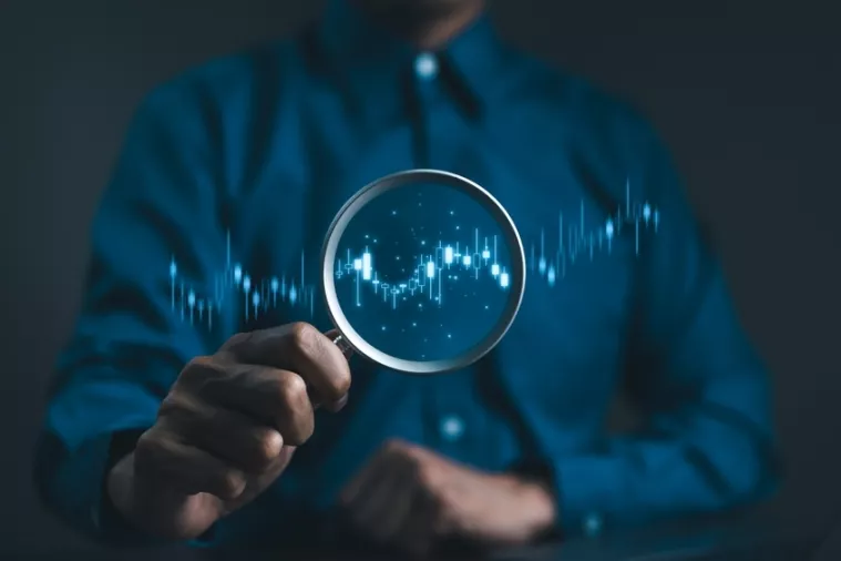 investiranje, povećalo, povećanje, analiza