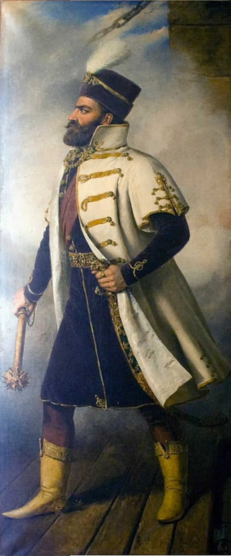 Nikola Šubić Zrinski, slika, Barabas Miklos (1810-1898)