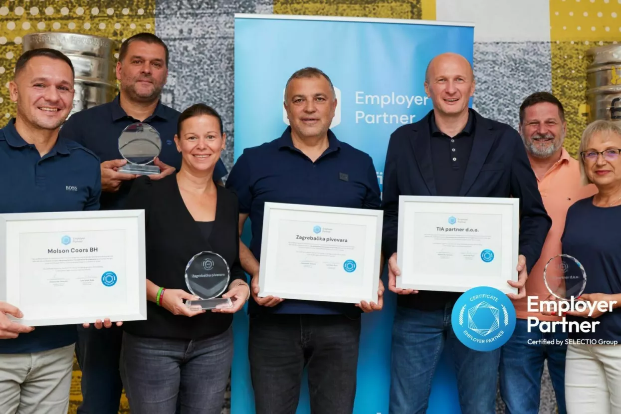 Zagrebacka pivovara Molson Coors i Tia Partner Employer Partner 2024.