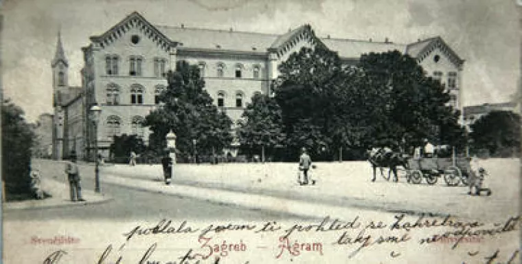 Zagrebačko sveučilište 1905., razglednica