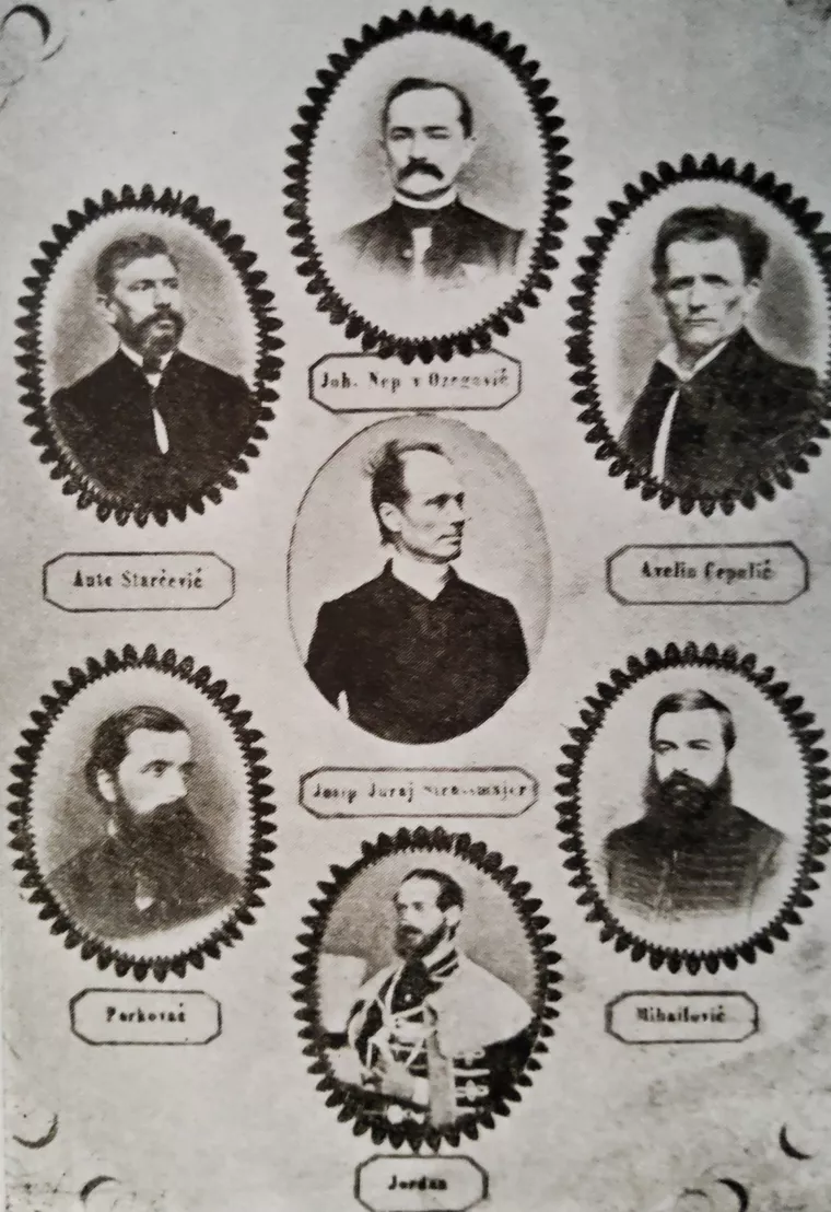 Najvažniji zastupnici na Hrvatskom saboru 1866. godine