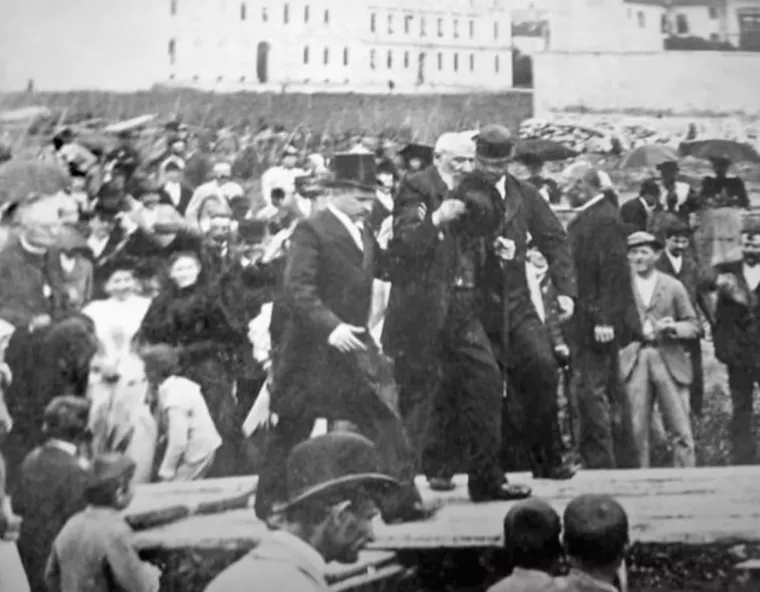 Polaganje kamena temeljca za Starčevićev dom