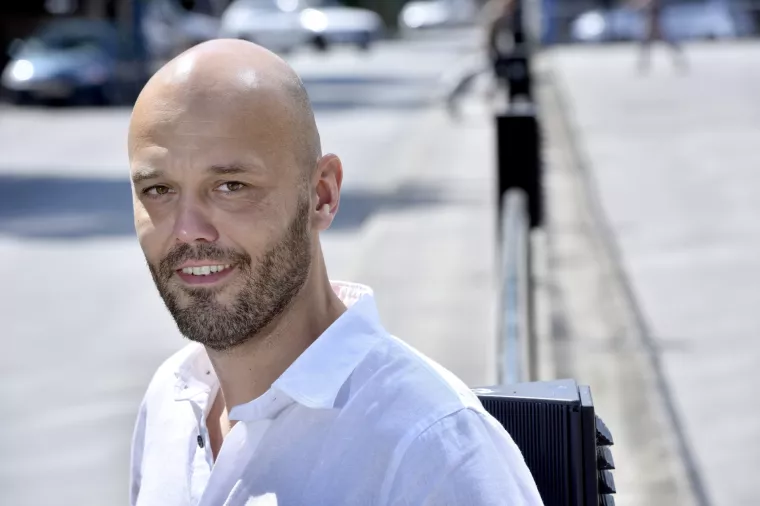 Zagreb, 210618.Kod zgrade Hanza medie Koranska 2.Hrvoje Cosic direktor tvrtke Aircash.Foto: Krasnodar Persun/CROPIX