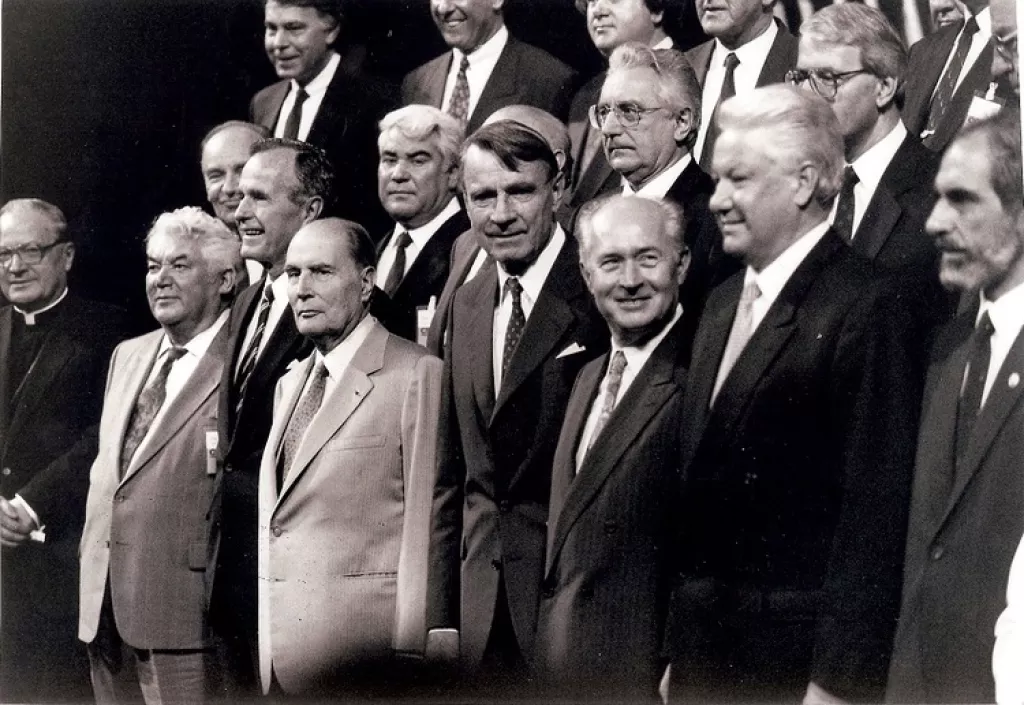 Predsjednik Tuđman na summitu KESS-a, Helsinki 1991.