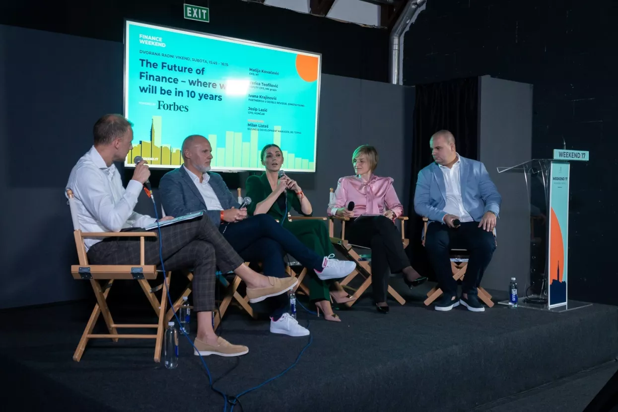 Matija Kovačević, Verica Teofilović, Ivana Krajinović, Josip Lasić, Milan Listeš, Finance Weekend
