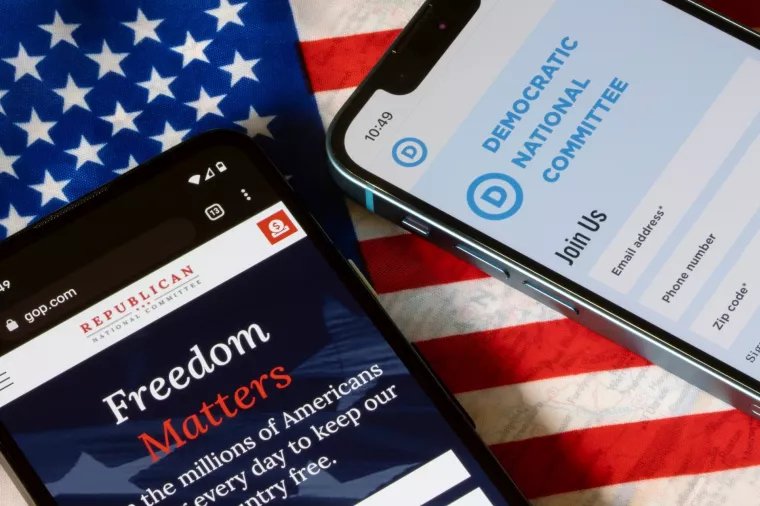 Donacije, republikanci, demokrati