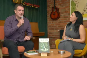 Pronocija knjige Princ šume. Ratko Mavar i Katarina Dimitrijević Hrnjkaš