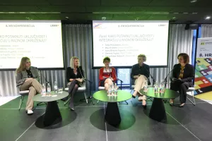 8. HR konferencijaPanel: Kako potaknuti uključivost i integracije u radnom okruženju?Maja Krištafor, Gordana Frgačić, tanja Prekodravac, Ivana Mirković Popogrilić, Diana Kobas Dešković.