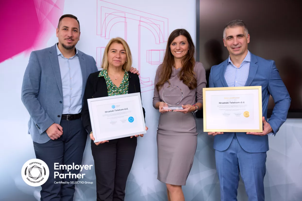 Hrvatski Telekom ove godine broji šest certifikata SELECTIO Grupe za HR izvrsnost