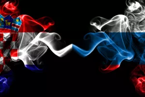 zastave, Hrvatska, Slovenija, dim