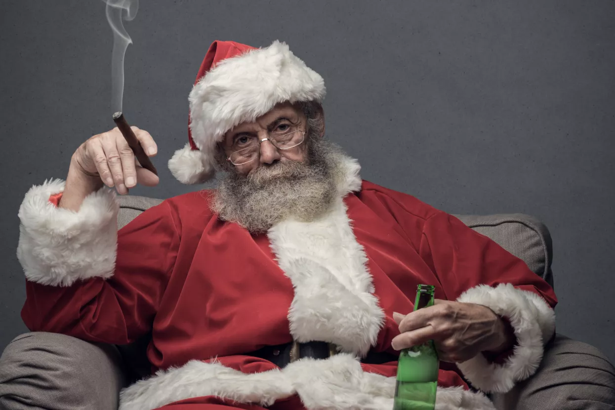 Zločesti Djed Mraz, pokloni, Božić, Nova godina