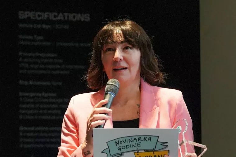 Gordana Gelenčer, novinarka godine, UGP