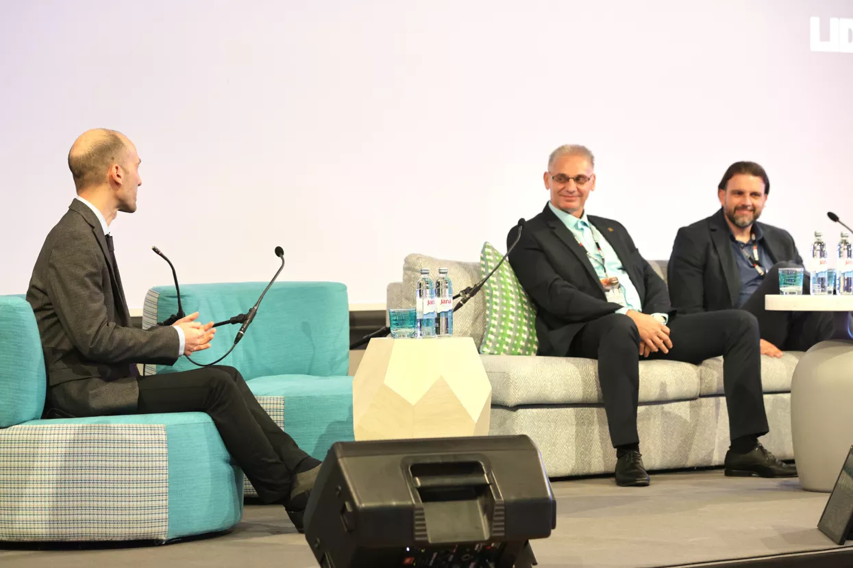 48 SATI 2024. Okrugli stol: "Europskom suradnjom do boljih gradova"Marko Ercegović, Robert Vodopić i Petar Mišura