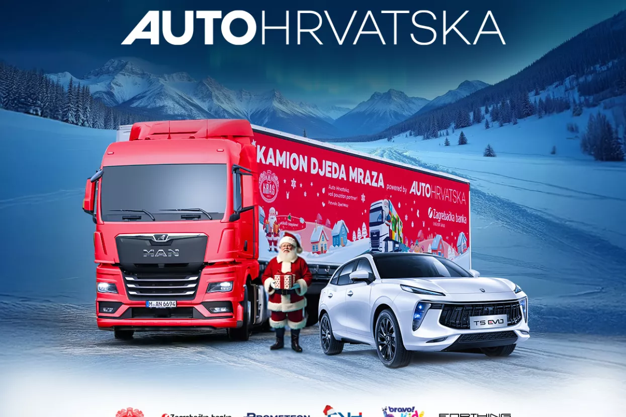 Kamion djeda Mraza Auto Hrvatska