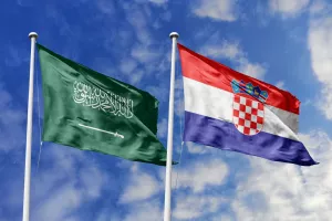 Saudi Arabia, Hrvatska, zastave 