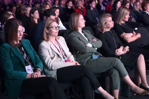 Žene u biznisu 2024. Zdravka Demeter Bubalo, Zsuzsanna Ortutay, Bojana Božanić, Nataša rapaić i Lada Tedeschi Fiorio