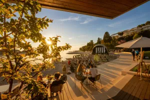 13.04.2024., Rovinj - 10. Dani komunikacija 2024. u Rovinju. - Zalazak sunca na beach afterpartyu