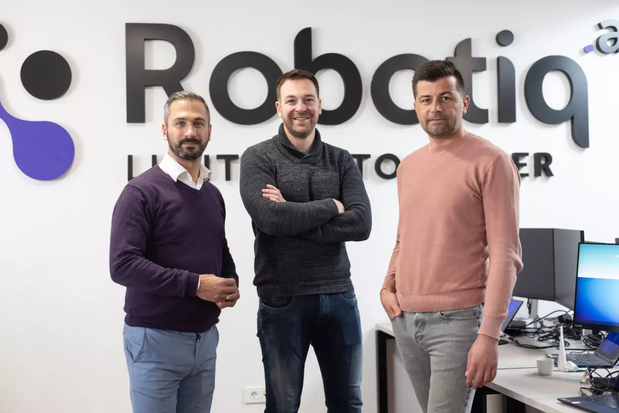 Firma Robotiq.Darko Jovišić, Ivan Belas, Marko Gudelj