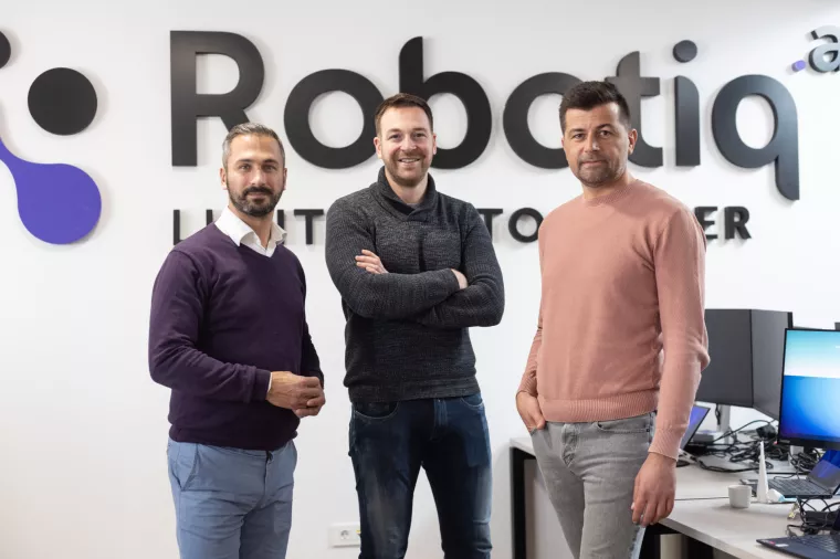 Firma Robotiq.Darko Jovišić, Ivan Belas, Marko Gudelj