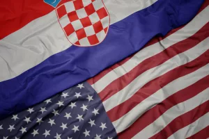 Hrvatska, SAD, Amerika, Croatia, USA, zastava, zastave