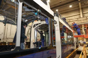 Proizvodnja prvog novog Končarevog niskopodnog tramvaja za Grad Osijek