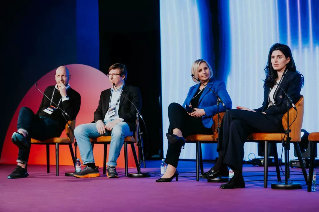 Hedvika Usenik, članica uprave NLB-a na prošlogodišnjoj konferenciji Money Motion