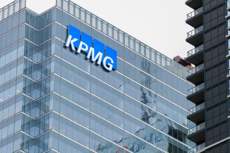 KPMG logo, znak, kompanija