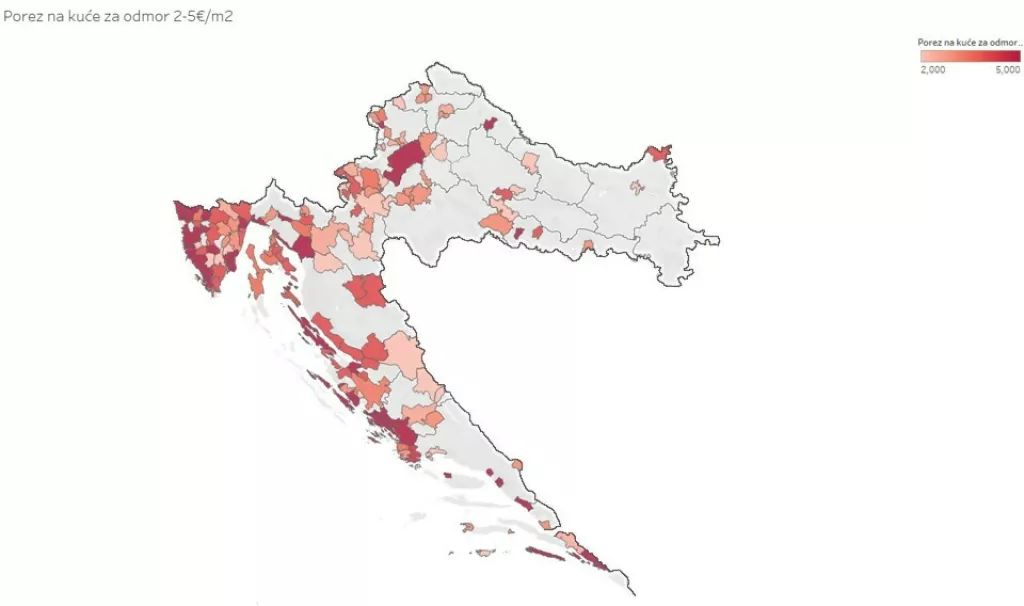 Porez na nekretnine, 2025.