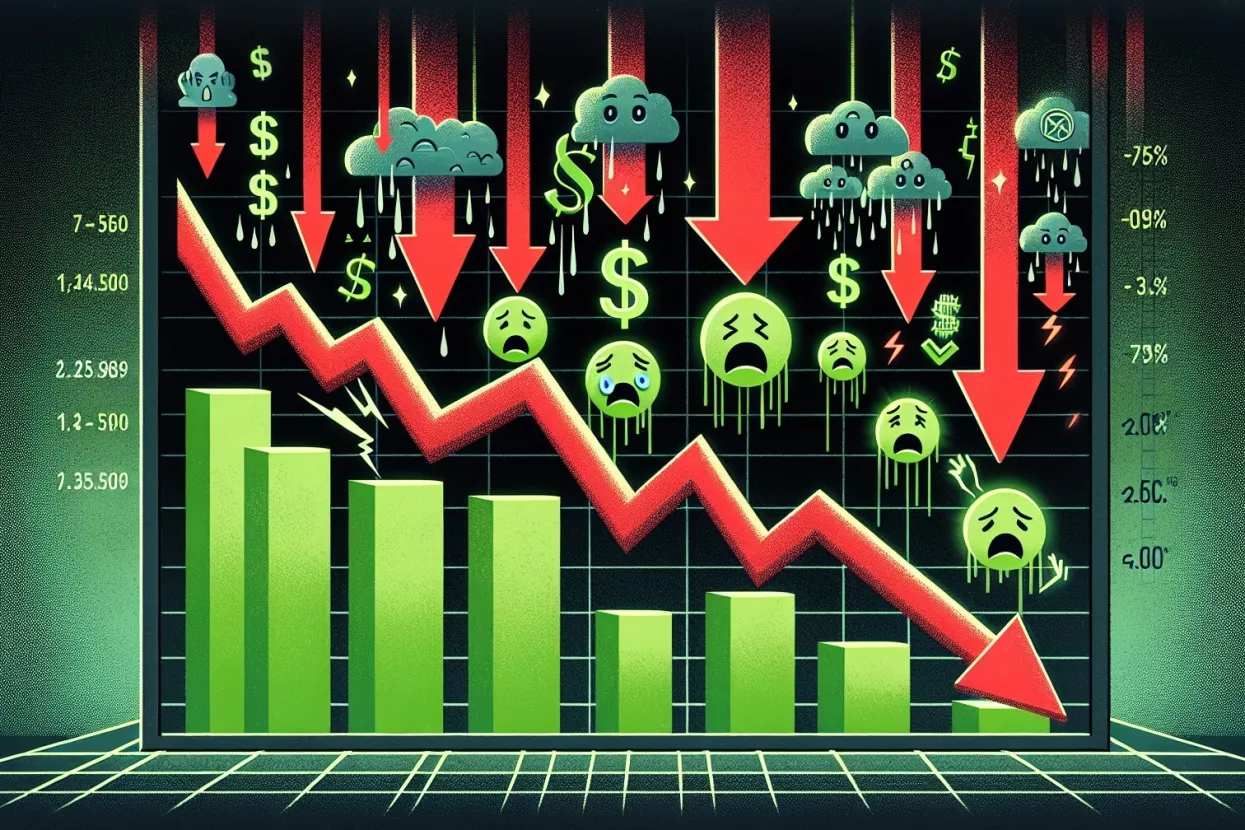 zelene dionice, pad dionica