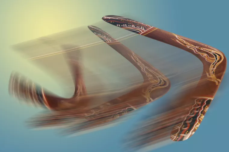 Bumerang, povratak, povratnik, natrag