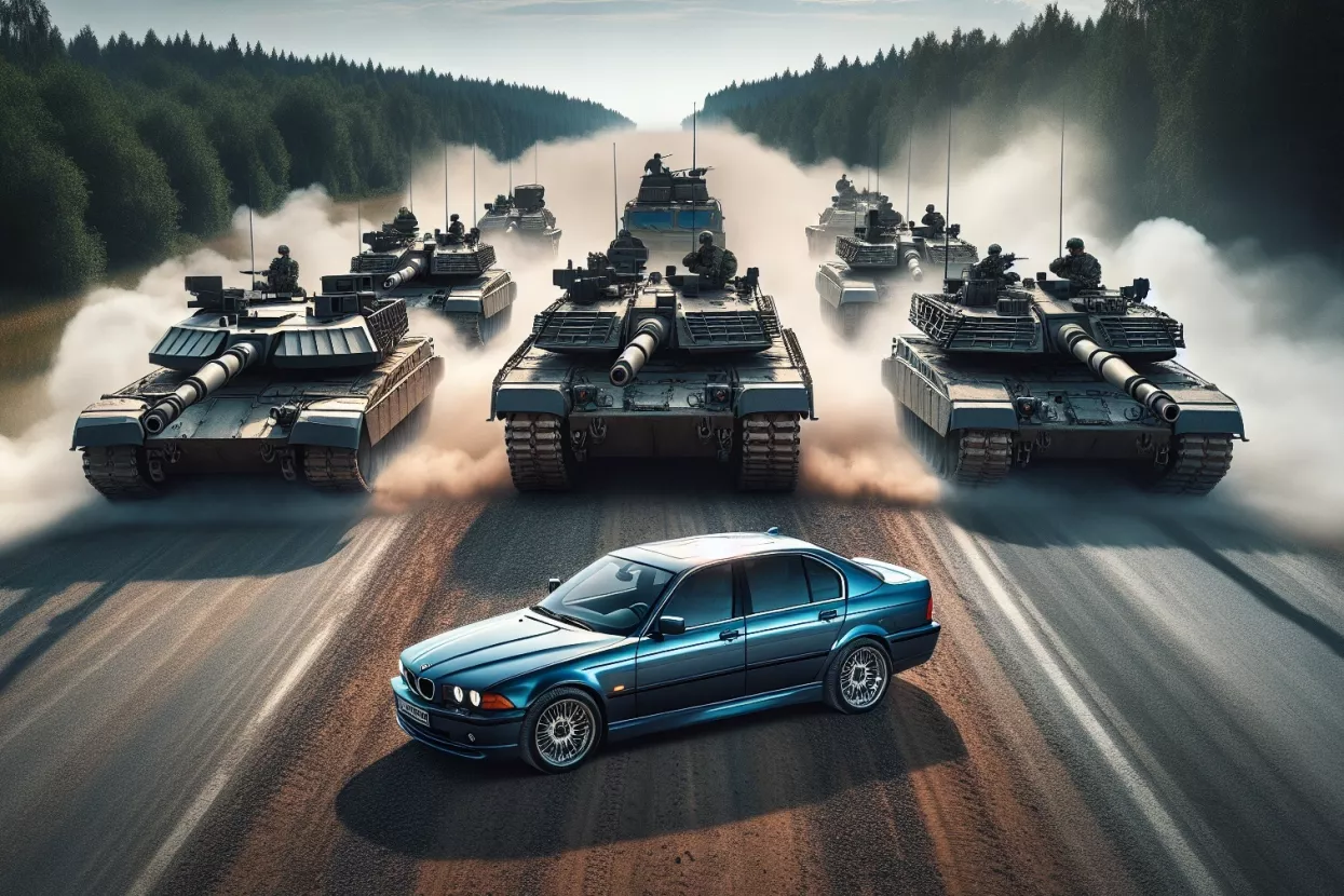 Auti Vs Tenkovi, vojna industrija