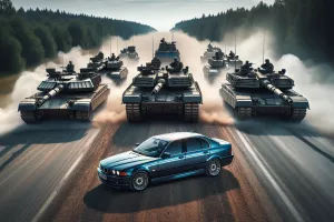 Auti Vs Tenkovi, vojna industrija