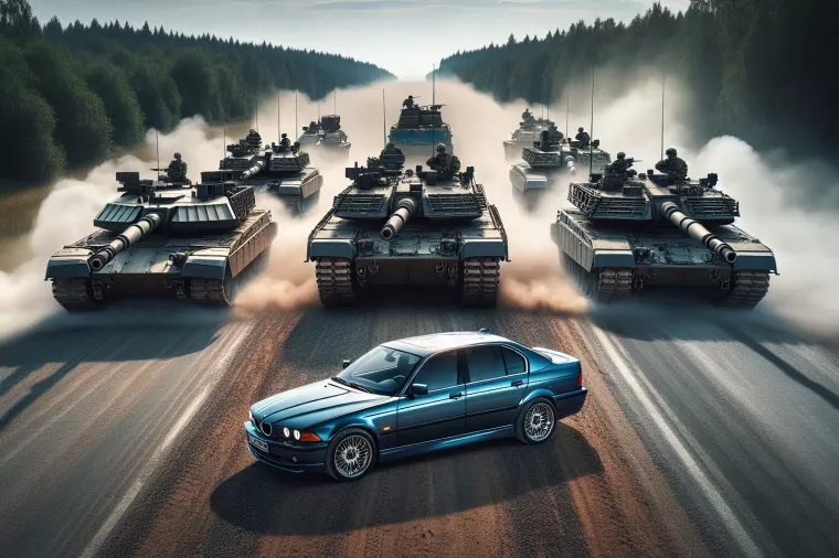 Auti Vs Tenkovi, vojna industrija