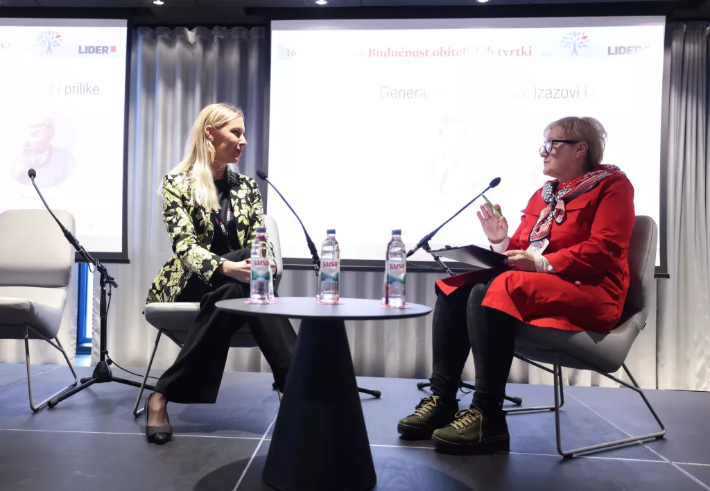 Budućnost obiteljskih tvrtki. Generacijska tranzicija: izazovi i prilike.One-on one.Eva Usmiani Capoblanco, Manuela Tašler.