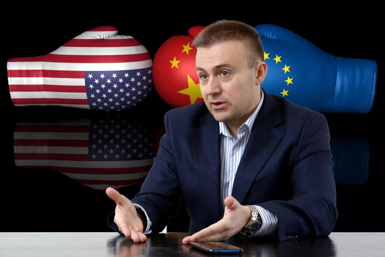 Kristijan Kotarski, trgovinski rat SAD, Kina, EU