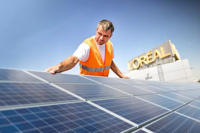 L'Oreal, obnovljiva energija
