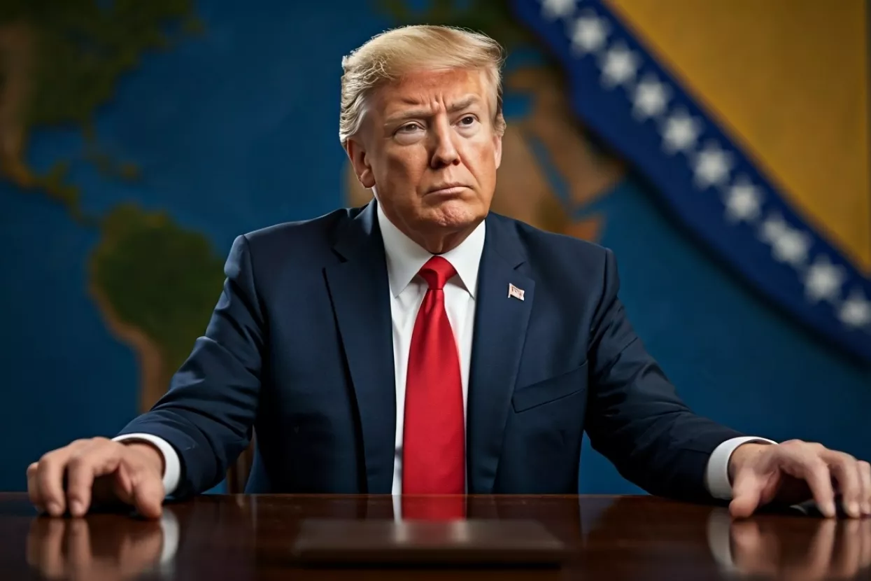 Donald Trump, BiH zastava