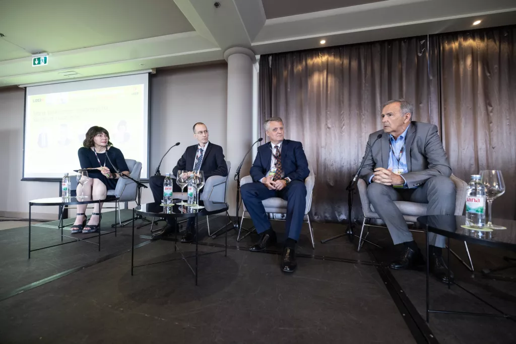 Investicijska konferencija, Lider Invest 13.06.2025.1. Okrugli stol:Gordana Gelenčer, Ivan Odrčić, Dragutin Ulama, Luka Brkić