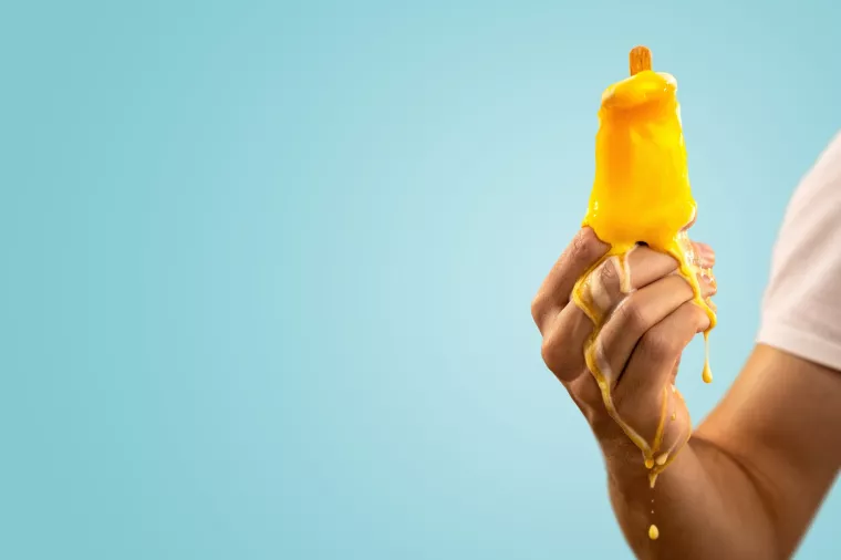 sladoled, topljenje, toplinski val, ljeto