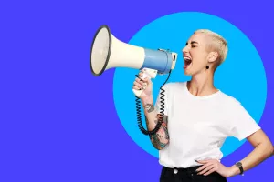 generacija Z, liderstvo, vodstvo, megafon, GenZ, glasno, deranje