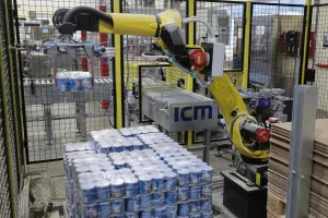 Podravka, robot za pakiranje proizvoda