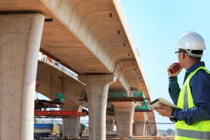 Road and bridge construction engineer