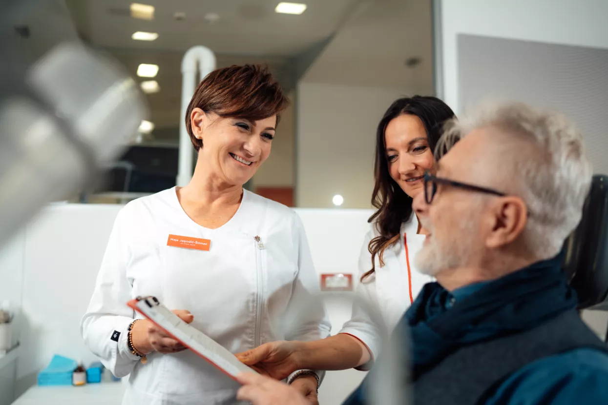 Maja Jagodić Štimac s pacijentom