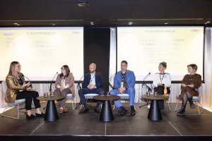 9. HR konferencija5. panel: HR strategija vodećih poslodavacaLara Šubić Šuša, Ida Hohnjec, Blaž Ferenc, Hrvoje Bulić, Lorena Dika, Mojca Demiter