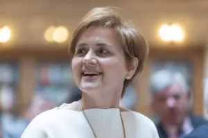 Predavanje Ante Čičin- Šain u organizaciji Hrvatske narodne banke (HNB). Sandra Švaljek.