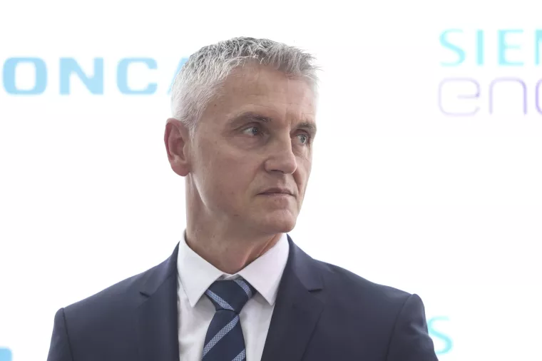 Potpisivanja Sporazuma o zajedničkom pothvatu između Končara i Siemensa. Gordan Kolak