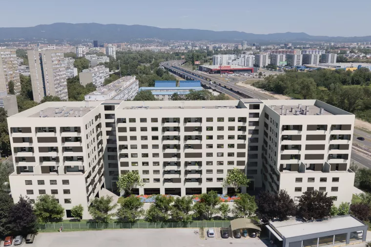 Utrina Development - novi render 'Zelene zgrade'