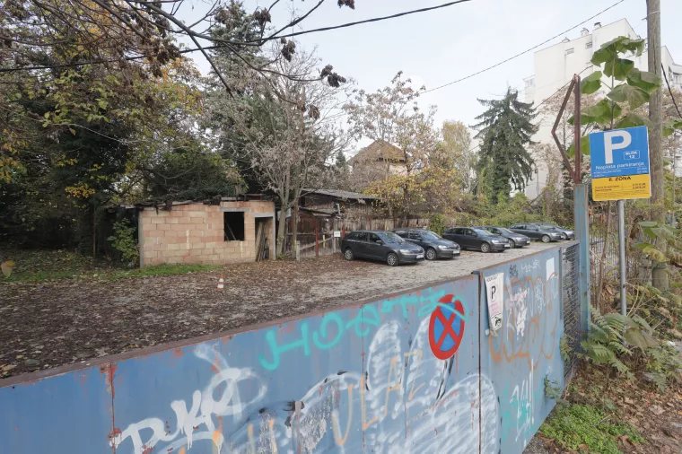 Bednjanska ulica u Zagrebu, buduće gradilište poslovno - stambene zgrade