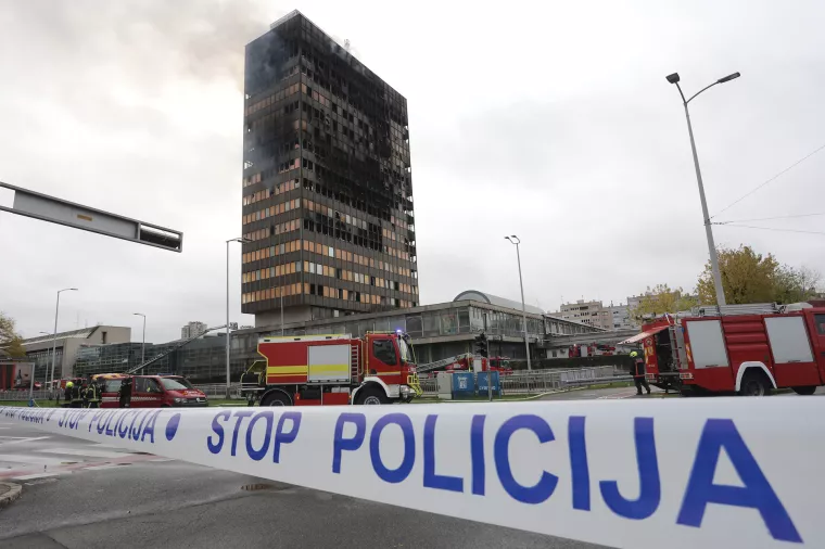 Požar u Vjesnikovom neboderu